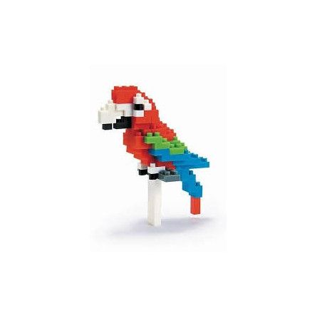 Nanoblock Red-and-green Macaw - IkaIpaka Royan