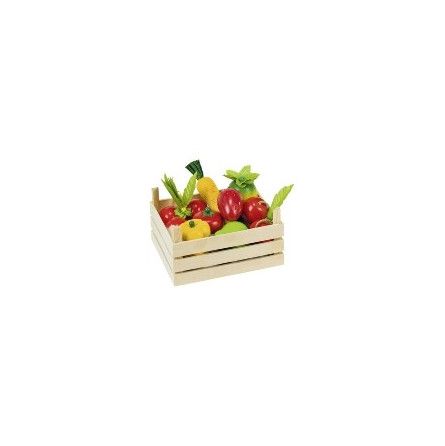 Fruits et légumes dans une cagette - IkaIpaka Royan