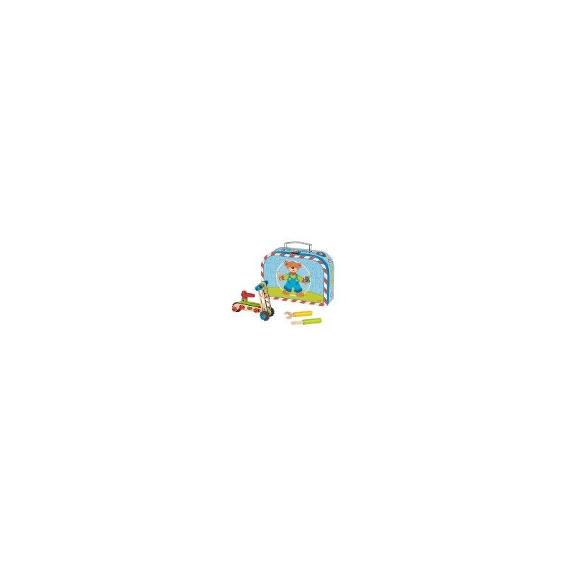 Valise kit construction vehicule Goki Ikaipaka jeux & jouets