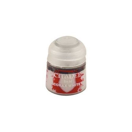 Peinture citadel BASE: CORAX WHITE (12ML) - IkaIpaka Royan
