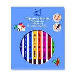 Les couleurs - Pour les grands 10 feutres pinceaux - classique