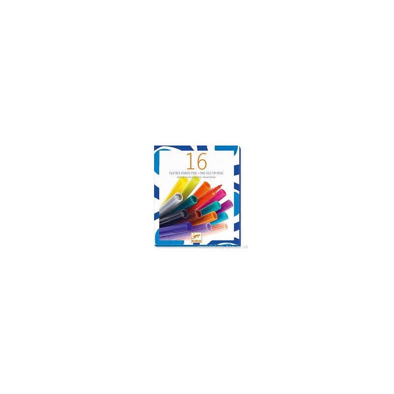 Les couleurs - Pour les grands 16 feutres pointe fine - IkaIpaka Royan