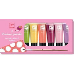 Les couleurs - Pour les grands 8 tubes de gouache - sweet - IkaIpaka Royan