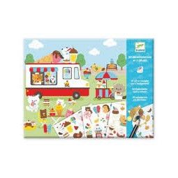 90 decalcomanies et 3 décors Djeco Ikaipaka jeux & jouets Royan