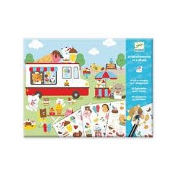 90 decalcomanies et 3 décors Djeco Ikaipaka jeux & jouets Royan