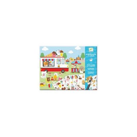 90 decalcomanies et 3 décors Djeco Ikaipaka jeux & jouets Royan