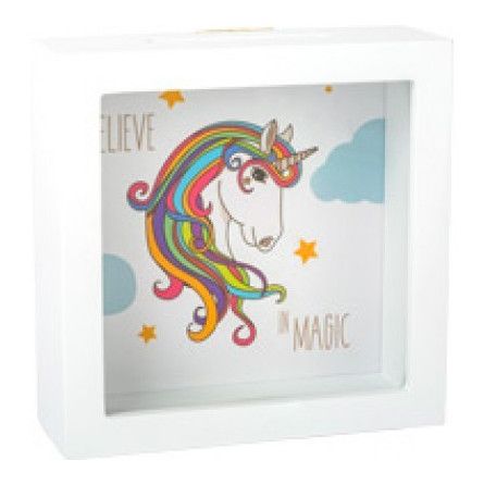 Tirelire en cadre Licorne - IkaIpaka Royan