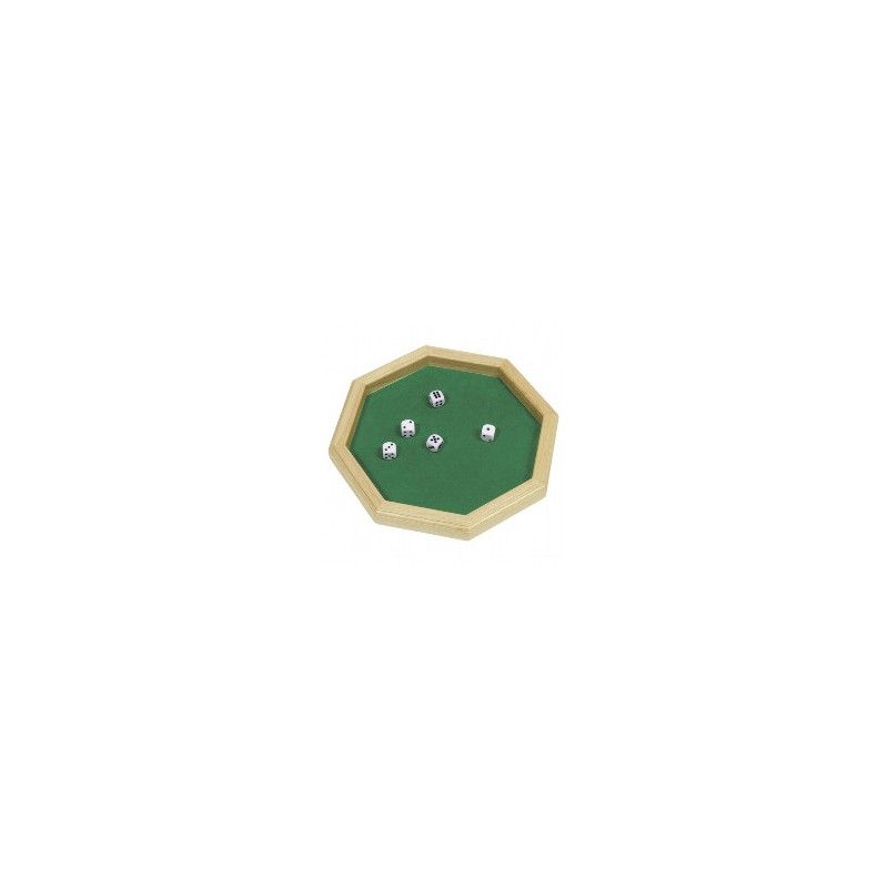 Piste de dés 25 cm hexagonale - IkaIpaka Royan