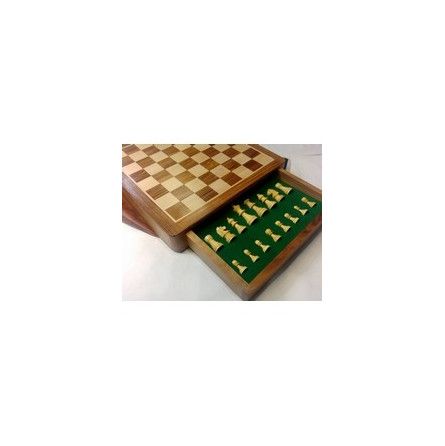 Jeu d'echecs à tiroir 30 cm - IkaIpaka Royan