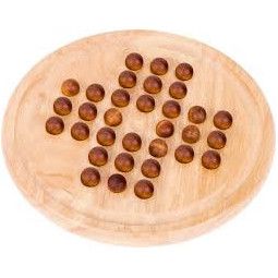 Solitaire billes bois 24cm Loisirs nouveaux Ikaipaka jeux &
