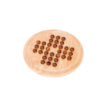 Solitaire billes bois 24cm Loisirs nouveaux Ikaipaka jeux &