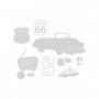 Sizzix Thinlits Kit - Vintage Car & Radio - IkaIpaka Royan