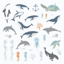 Formes papier - Deep Sea - IkaIpaka Royan