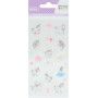 Autocollants Epoxy transparents Licornes Artemio Ikaipaka jeux