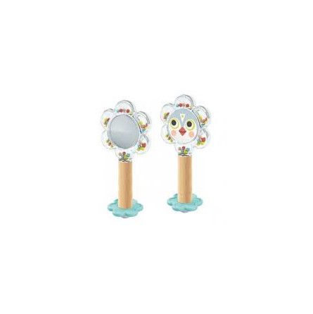 Baby blanc BabyFlower hochet Djeco Ikaipaka jeux & jouets Royan