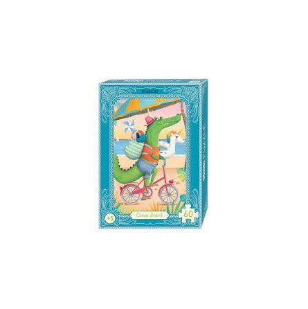 Mini puzzles Croco beach - 60 pcs - IkaIpaka Royan