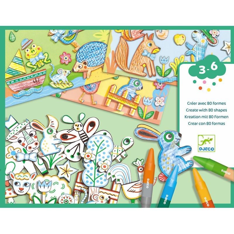 Coloriages - Un monde à créer - Animaux - IkaIpaka Royan