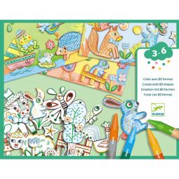 Coloriages - Un monde à créer - Animaux - IkaIpaka Royan