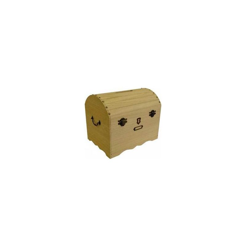 Tirelire Coffre bois à décorer - IkaIpaka Royan