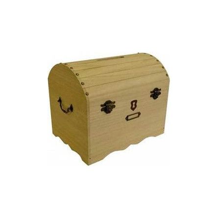Tirelire Coffre bois à décorer - IkaIpaka Royan