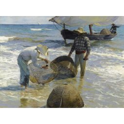 Puzzle Michèle Wilson 350 Les Pêcheurs Sorolla  Ikaipaka jeux &