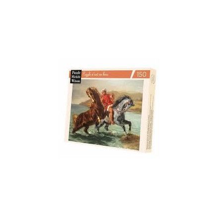 Puzzle Michèle Wilson 150 Chevaux sortant de la mer Delacroix