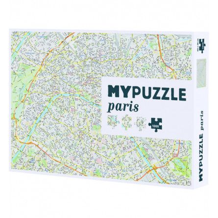 Puzzle - 1000 - Plan de Paris - IkaIpaka Royan