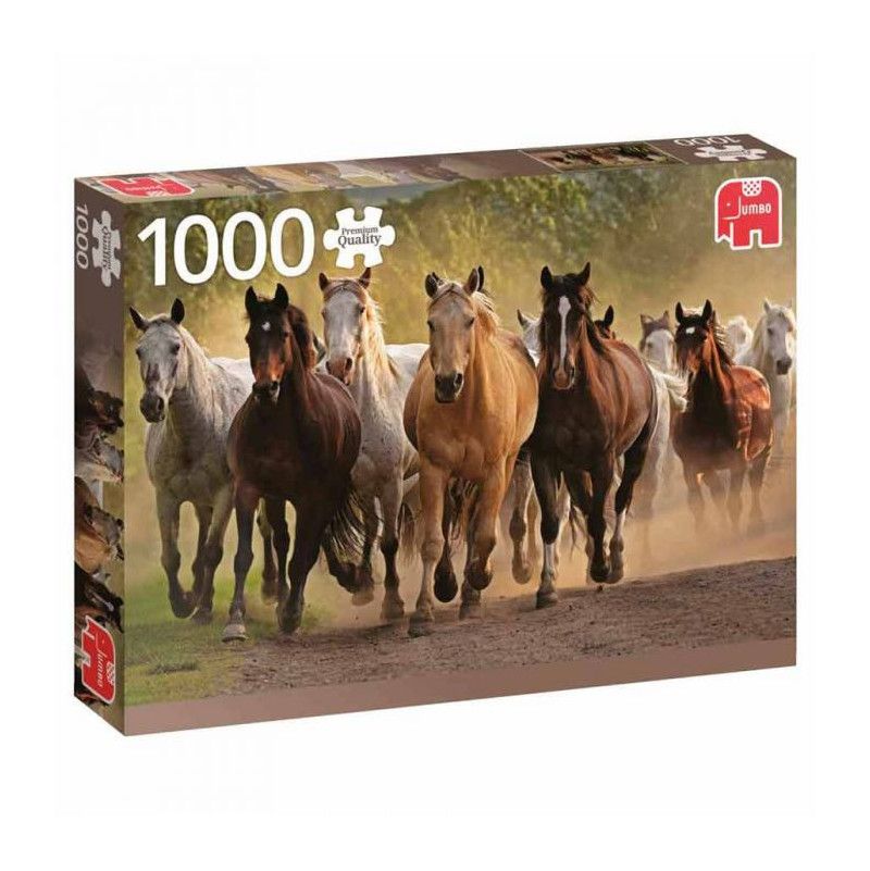 Puzzle - 1000 - Un groupe de chevaux - IkaIpaka Royan