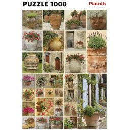 Puzzle 1000 Pots de fleurs Piatnik Ikaipaka jeux & jouets Royan