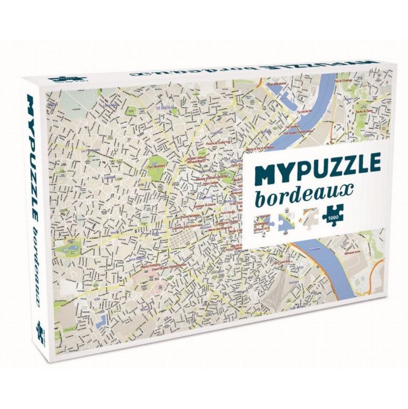 Puzzle - 1000 - Plan de Bordeaux - IkaIpaka Royan
