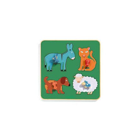 Puzzle gros bouton family farm - IkaIpaka Royan