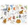 Puzzle Michèle Wilson Enfant 12p - L'Alphabet des Animaux