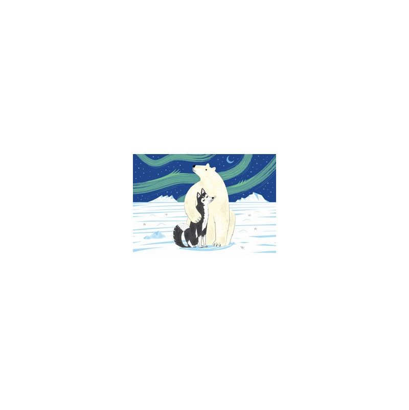 Puzzle Michèle Wilson Enfant 24p - L'Ours et le Husky Puzzle