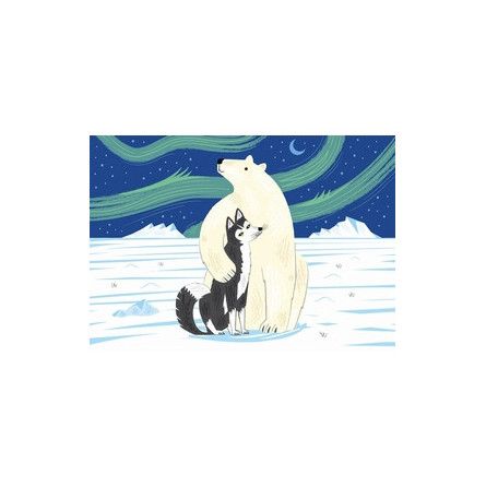 Puzzle Michèle Wilson Enfant 24p - L'Ours et le Husky Puzzle