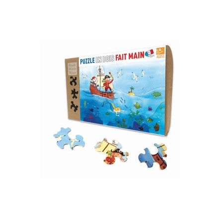 Puzzle Michèle Wilson Enfant 24p - Les Pirates Puzzle Michèle