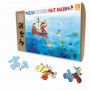 Puzzle Michèle Wilson Enfant 24p - Les Pirates Puzzle Michèle