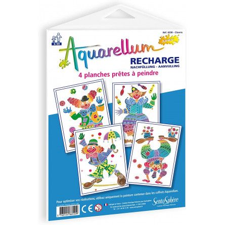 Recharge Aquarellum Junior - Clowns - IkaIpaka Royan
