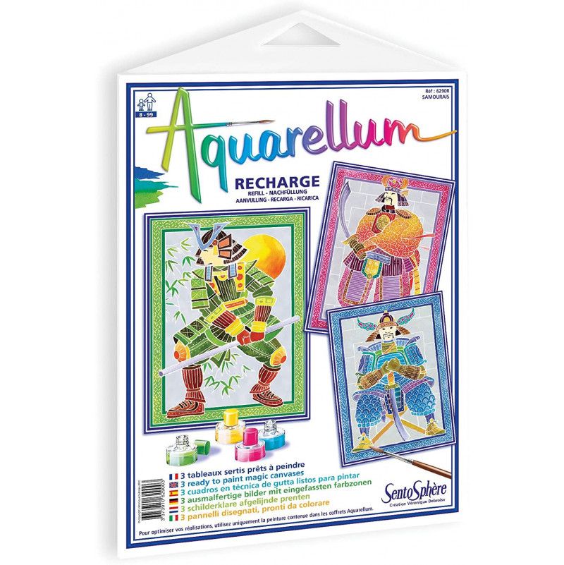 Aquarellum Recharge Samouraïs Sentosphere Ikaipaka jeux &