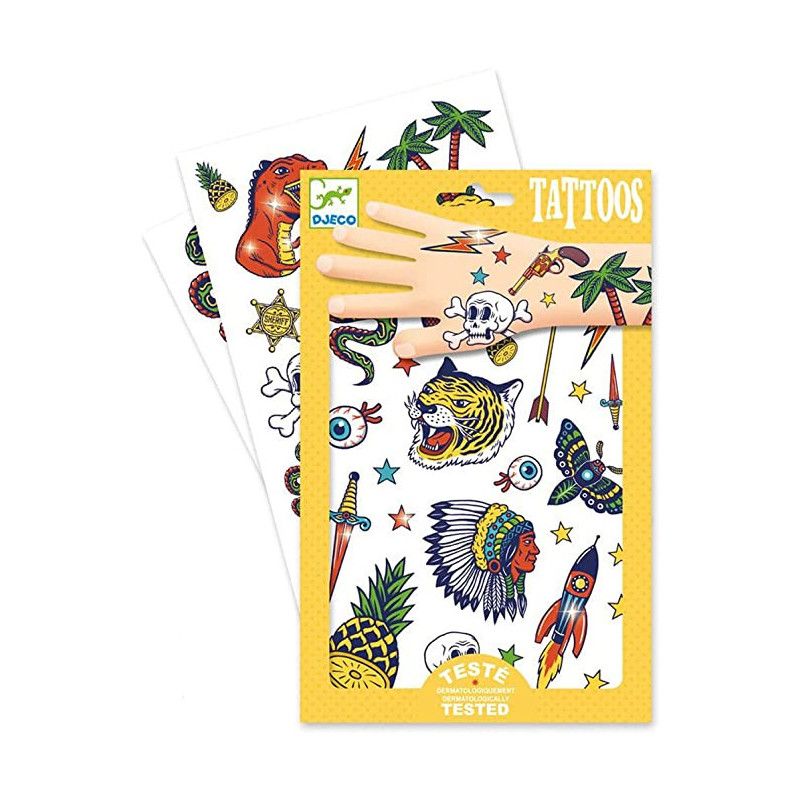 Tatouage - Tattoos - Bang Bang Djeco Ikaipaka jeux & jouets