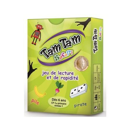 Tam Tam - Safari - Jeu de lecture et de rapidité - CP niveau 1 - IkaIpaka Royan