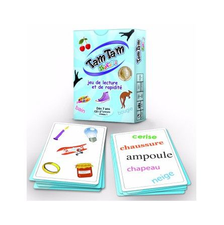 Tam Tam - Safari - Jeu de lecture et de rapidité CE1 niveau 1 - IkaIpaka Royan