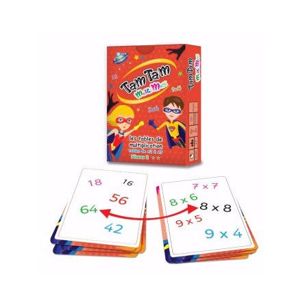Tam Tam - MultiMax - Les tables de multiplication de X 2 à X 9 niveau 2 - IkaIpaka Royan