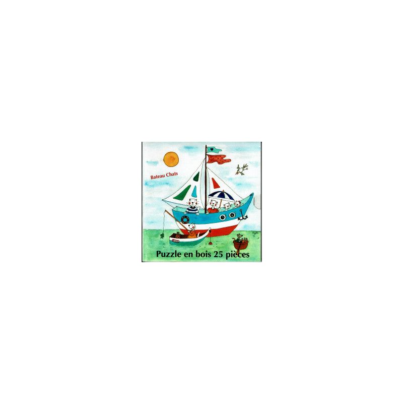 Puzzle - 25 - Bateau Chats - IkaIpaka Royan