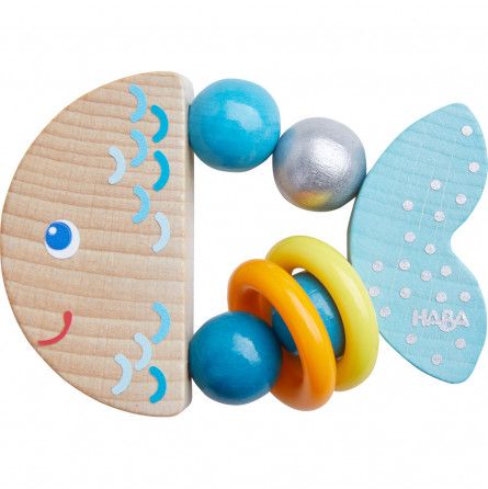 Hochet Poisson bleu azur - IkaIpaka Royan