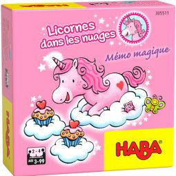 Licorne dans les nuages - Mémo Magique - IkaIpaka Royan
