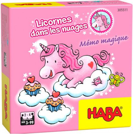 Licorne dans les nuages - Mémo Magique - IkaIpaka Royan