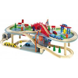 Chemin de fer 2 étages Small Foot Ikaipaka jeux & jouets Royan