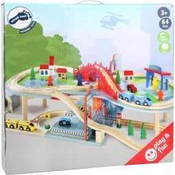 Chemin de fer 2 étages Small Foot Ikaipaka jeux & jouets Royan