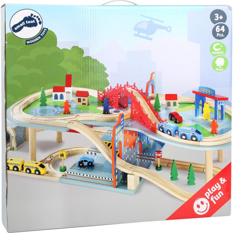 Chemin de fer 2 étages Small Foot Ikaipaka jeux & jouets Royan