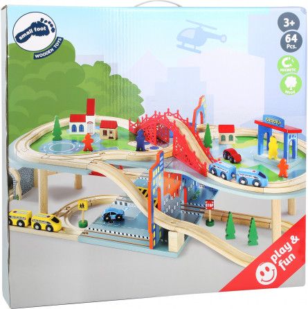 Chemin de fer 2 étages Small Foot Ikaipaka jeux & jouets Royan